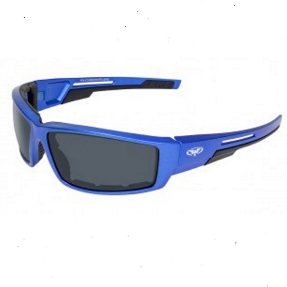 Blue Designer Motorcycle Riding Sunglasses Bin22 - Picture 4 of 16